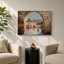 Geometric arch composition in Abstract Islamic series