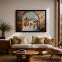 Decorative wall art featuring Dome of the Rock motif