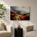 Simple, classic mountain landscape wall decor for any room