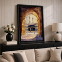 Kaaba archway view as part of Islamic art collection