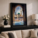 Medina mosque arc and doors as canvas decor