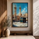 Abstract Islamic collection Kaaba Mecca canvas