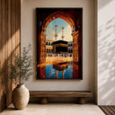Living room wall art with Islamic theme