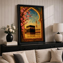 Minimalist mosque-inspired wall art for home