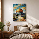 Classic Islamic decor Masjid Al Aqsa framed canvas