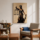 Premium wall art depicting justice symbol suitable for study room