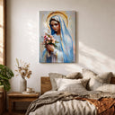 Gift-ready Virgin Mary framed canvas art