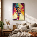 Decorative space exploration wall art ready to hang