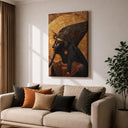 Classic Egyptian queen art on canvas for gallery wall