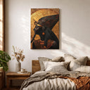 Decorative wall art inspired by ancient Egypt and myth