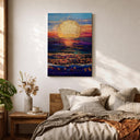 Coastal decor canvas art suitable for bedroom or office