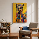 Cultural heritage camel painting for home interior