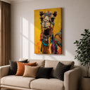 Animal wall art - camel and Bedouin theme