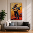 Traditional charro hat detail in wall decor