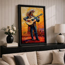 Heritage-inspired art print for Mexican living spaces