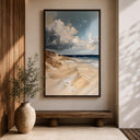 Beach landscape wall art for living room