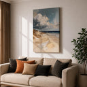 Neutral toned coastal wall art for interiors