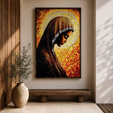 Soothing color composition Virgin Mary framed artwork