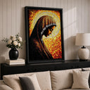 High-quality print on canvas featuring Virgin Mary