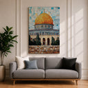 Islamic mosque mosaic framed art for home decor