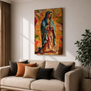 Prayer corner wall art display