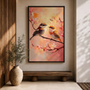 Nature-inspired wall art showcasing wildlife and flowers