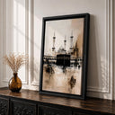 Masjid al Haram inspired canvas wall decor