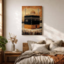 Decorative Kaaba artwork for wall decor