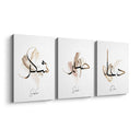 Sabr, Shukr, and Dua Minimal Islamic Wall Art